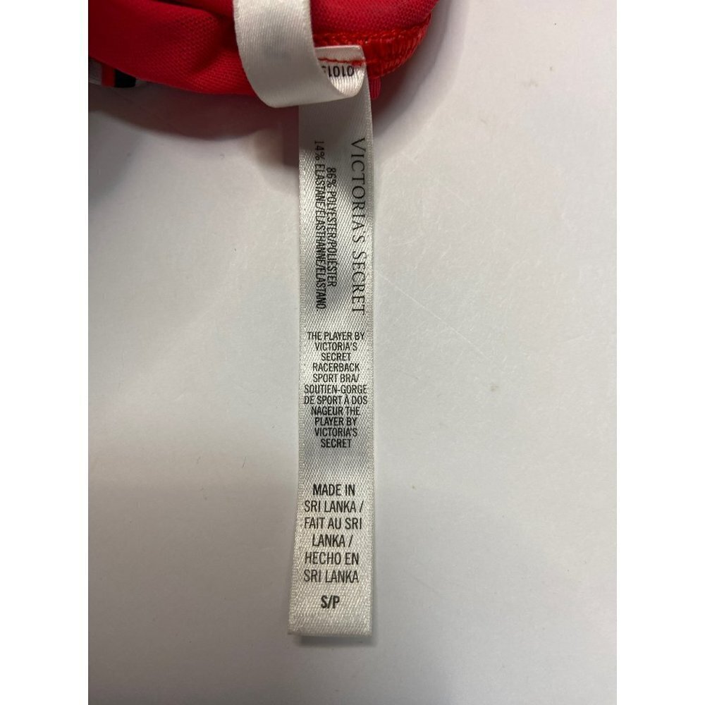 ✨2/$20✨ Victoria's Secret The Player Red Sport Bra Size Small - Picture 8 of 9